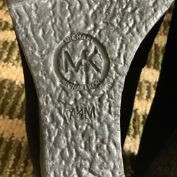 MICHAEL MICHAEL KORS Black Rory Loafer Wedge Pumps Size 7.5M EUC - Picture 8 of 11